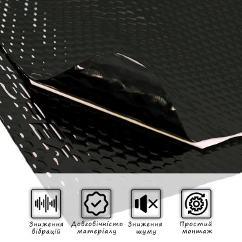 Виброизоляция Vibrex Black Label 3x500x350