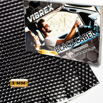 Виброизоляция Vibrex Black Label 3x500x350